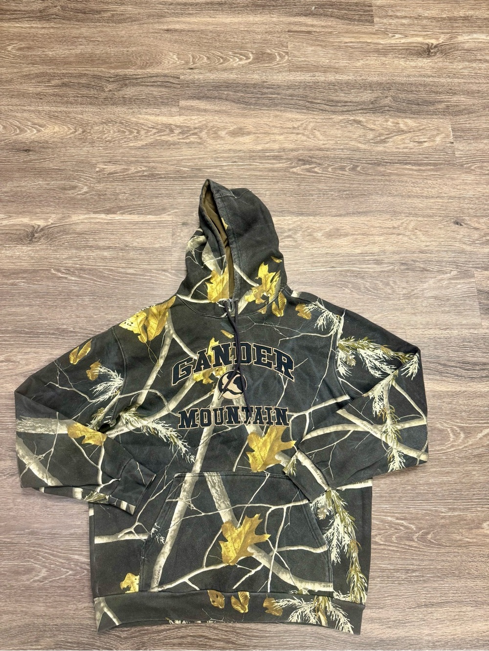 Gander Mountain Guide Series Men's L Realtree Camo Logo Hunting Hoodie
